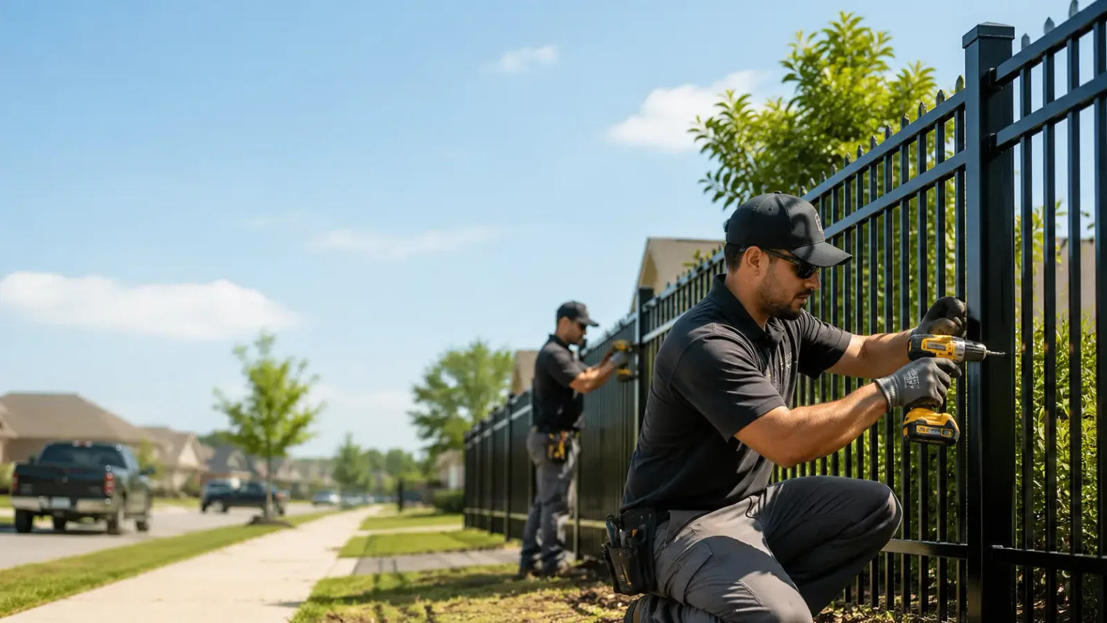 Metal Fence Installation in White Pine, MI